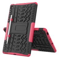 Casing for Samsung Galaxy Tab S6 Lite 10.4 SM-P610 P615 P617 Shockproof Anti-Scratch Anti-fall Case Multi-layer Rubber Silicone Cover with Pen-holder