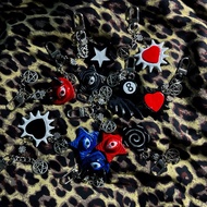 Glowver | Grunge Keychain Handmad Clay