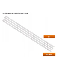4pcs/set led backlight strip for 40PFT5109S/98 LED Strip GJ-DLEDII P5-400-D409-V7 2K15-D2P5-395 LCD