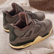 OC8O aj4 Men's Shoes Putian Genuine Official Website White Cement 2025 New Style aj Wine Red High-To