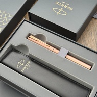PARKER XL Series Rose Gold (Limited) Fountain Pen Genuine Leather Set Parker Pen Parker Fountain Pen