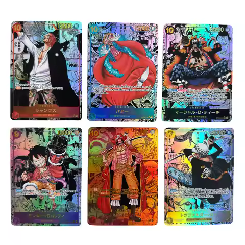 Anime One Piece OPCG New Emperor OP09 Manga SP Boa Hancock Luffy Shanks Buggy Teach Roger Poster Rep