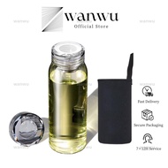 800ml Heat Resistant Glass Water Bottle Leakproof Travel Gym Bottle BPA Free Portable Sports Drinkin