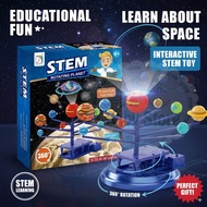 STEM Solar System Rotating Planet with Projector Function DIY STEM Science Educational Toys Planet T