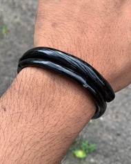 Gelang/Gelang akar Bahar/Bahar hitam/Gelang akar bahar hitam lentur