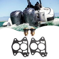 【ZISG】2X for YTR Outboard Thermostat 6E5-12411-30-00& Gasket 688-12414-A1-00 Set