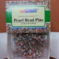 Pearl Pentol Needle "NEMOTO" 25g box - Mix Bright Rainbow