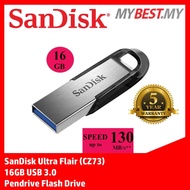 SanDisk Ultra Flair Flash Drive (SDCZ73)  16GB / 32GB / 64GB / 128GB -  UP TO 150 MB/s USB 3.0 Pendr