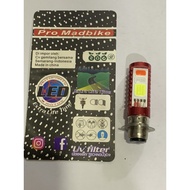 LED BULB PRO MADBIKE 12V50/50W MENTOL DEPAN LED SUIT LC135/LAGENDA/Y125/Y110/Y100/EX5/WAVE/DASH/KRIS