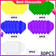 30PCS Dart Pin Flights Multiple Dart Feather Leaves Wings Tail Dart Accessories