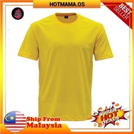 Jersey Tshirt Baju Kosong Microfiber Round Neck Short Sleeve Tshirt Plus Size(XS - L)