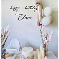 Birthday Nursery Sign Signage Name Cut Out