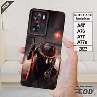OPPO A57 Case -OPPO A76 -OPPO A77 -OPPO A77s _Cool, flexible, elastic, black silicone casing