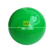 50pcs 70mm (7cm) Solid Color Empty Plastic Ball for Lucky Draw Decoration Gift Packing Capsules Ball