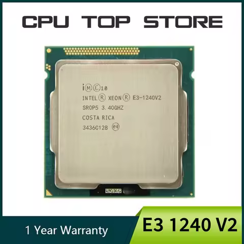 Intel Xeon E3 1240 V2 1240V2 3.40GHz SR0P5 LGA 1155 CPU Processor
