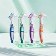 Supply Fake Toothbrush Cleaning Denture Braces Care Double-Headed Brush Elderly Denture Toothbrush 6