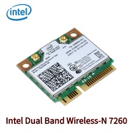 [Refurbished] Intel Dual Band Wireless-N 7260 7260HMW Bluetooth Wifi Card Mini PCI-E 300Mbps BT4.0