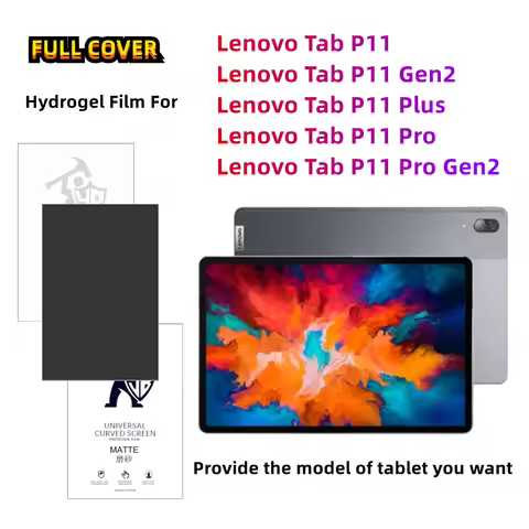 2pcs Matte Hydrogel Film For Lenovo Tab P11 Pro/P11pro Gen2 HD Screen Protector For Lenovo Tab P11/P
