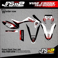 DECAL STICKER CROSS X 150 200GT - DECAL VIAS CROS X FULL BODY