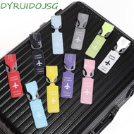 DYRUIDOJSG PVC Luggage Tag, Boarding Pass Baggage Name Tags Airplane Suitcase Tag, Information Card 