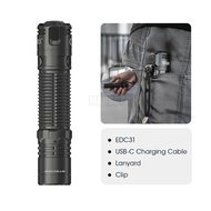 NITECORE EDC31 3500 Lumens USB-C Rechargeable 9 x UHi 20 MAX LED Outdoor Camping Flashlight
