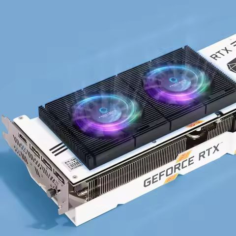 RTX4090/4080 GPU Cooling Backplate Aluminum,Video Memory VRAM Radiator Panel PWM Dual Fan DIY Gamer 