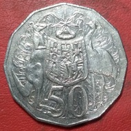 koin asing 50 cents Australia 2004 TP 3242