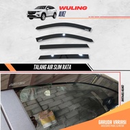 WULING ALVEZ Black Slim Flat Flat Model Car Gutter WULING ALVEZ DOOR VISOR Slim Premium WULING ALVEZ