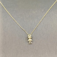 22k / 916 Gold Bear Brick Necklace