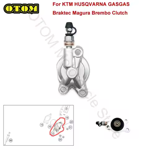 For KTM HUSQVARNA GASGAS Motorcycle Hydraulic Clutch Output Slave Cylinder Repair Below Pump Braktec