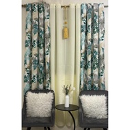 SUNFLOWER RING CURTAIN SOLD PER PIECE AND 3IN1 7FT/85INCHES