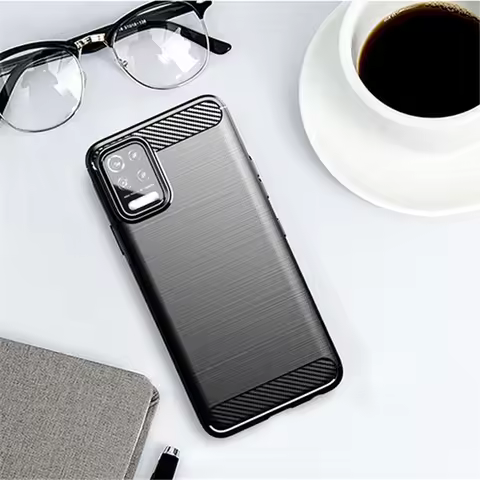 For LG K52 Case Rubber Silicon Carbon Fiber Back Cover For LG K52 K22 K62 K92 K42 Q92 Q62 Q52 K51 K6