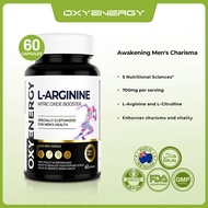 【buy 3 free 1】exp2026.06 Oxyenergy L-arginine Capsules 60's includes L-citruline  Supplement Promote