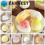 EARNEST Cartoon Fidget Toy, Squeeze Fruit Cheese Watermelon Pit Simulated TPR Co