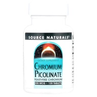 Source Naturals Chromium Picolinate , 200 mcg, 120 Tablets