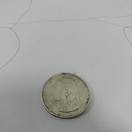 uang kuno koin perak belanda 1 gulden wilhelmina 1897