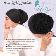 Helsa Store Inner Turki Terlaris Dalaman Hijab Wanita Muslim Ciput Turkie Jersey Mix Brukat Pollycot