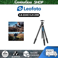 Leofoto LS-224C+LH-25R Ranger Carbon Fiber Tripod Travel Lightweight Tripod