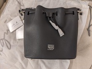 agnes b drawstring bag 真皮 水桶袋 手袋