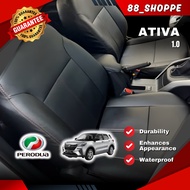 PERODUA ATIVA PVC SEAT COVER (BLACK RED LINE)