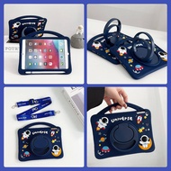 360 Rotation Kids Safe Silicone Case for Huawei HONOR Magic Pad 2 12.3 inch 2024 with Pencil Holder 