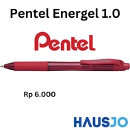 Pentel Energel-X Retractable Gel Roller Pen (1.0mm) – RED