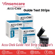 Accu-Chek Guide Test Strips 50s 100s / accucheck Blood Glucose (EXP : Latest) Guide Strips 50 (Exp: 