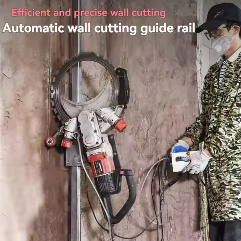 9800W Brushless Track Ring Saw High Power Cutting Machine Ring Saw Concrete Wall Cutting Machine wit