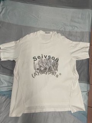 Seivson X （A）crypsis 未來城市仿生人未日仕女 異材質拼接 T恤