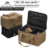 Mountainhiker Large capacity storage bag set pot cooking gas tank storage bag camping picnic bag out