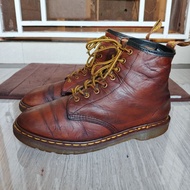 Dr. Martens Docmart 1460 England DM Pascal 8 Hole Mid Boots Crazy Horse Brown Leather Authentic Orig