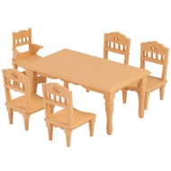 Sylvanian Families Furniture Dining Table Set Ka-421 ST Mark Certified Ages 3 and up Toy Dollhouse S