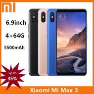 Max3 Xiaomi Mi 6.9นิ้ว6G 128GB ชุดเครื่องสแกนลายนิ้วมือรอม4G สมาร์ทโฟนแอนดรอยด์สูงสุด