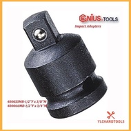 '' GENIUS '' IMPACT SOCKET WITH STEEL BALL ( 1/2''F X 3/8''M , 1/2''F X 3/4''M )